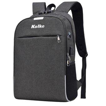 Mochila Notebook Impermeable Antirobo Usb Candado Kolke