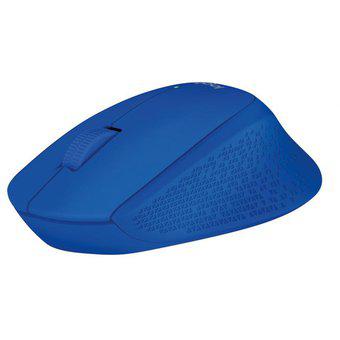 Mouse Inalámbrico Óptico Logitech M280 Azul Wireless 2.4