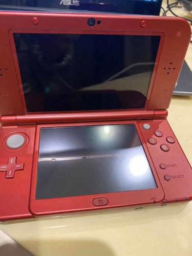 Nintendo 3ds Xl Rojo Metalizado Casi Nueva Con 12 Juegos