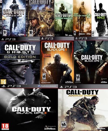 Pack Todos Los Call Of Duty Para Ps3 | Juegos Ps3