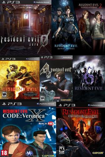 Pack Todos Los Resident Evil Para Ps3 | Juego Ps3 Completos