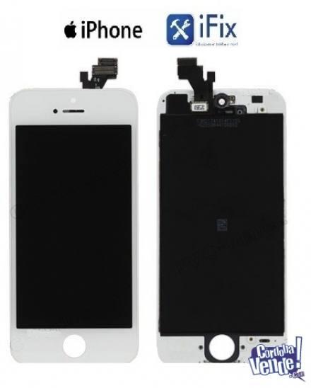 Pantalla vidrio iPhone 5 5c 5s SE 6 6s 7 8- Colocac 1 hora