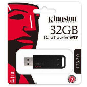 Pen Drive Kingston 32gb Dt20 Usb 2.0 Negro