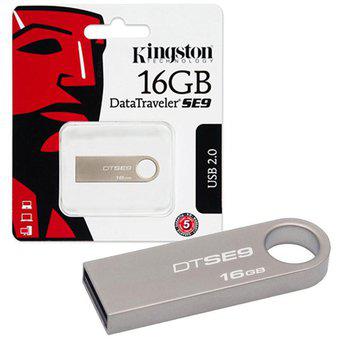 Pendrive 16GB Kingston DTSE9H Gris