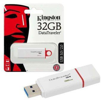Pendrive 32GB Kingston 3.0 DTIG4 Blanco