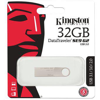 Pendrive 32GB Kingston 3.0 DTSE9G2 Gris