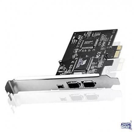 Placa Pci Express Firewire con puerto de 4 y 6 pines !