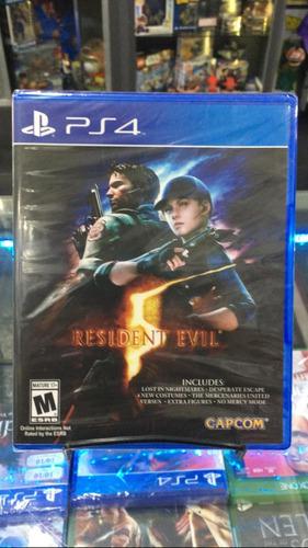 Resident Evil 5 Ps4 Fisico Nuevo Sellado