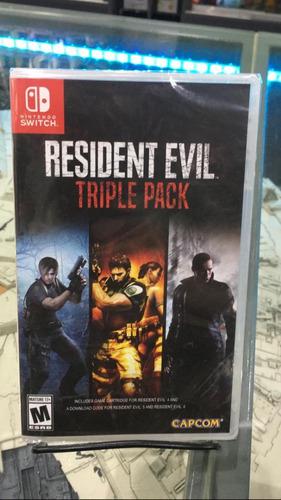 Resident Evil Triple Pack Switch Nuevo Físico Sellado