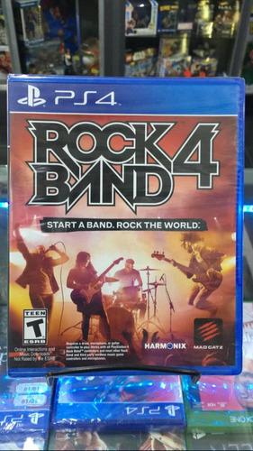 Rock Band 4 Ps4 Fisico Nuevo Sellado