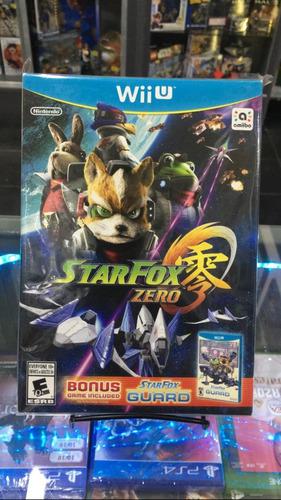 Starfox Zero + Starfox Guard Original Nintendo Wii U Ntsc