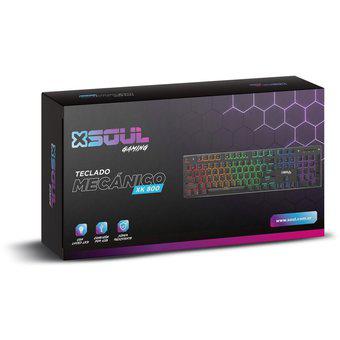 Teclado Mecanico Gamer Retroiluminado Luz Led Cherry Mx Blue