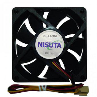 Ventilador 70x70x15 Mm 12v 3 Pines A Ruleman Nisuta Ns-fan70