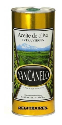 Aceite De Oliva Yancanelo 1 Litro Lata Extra Virgen Premium