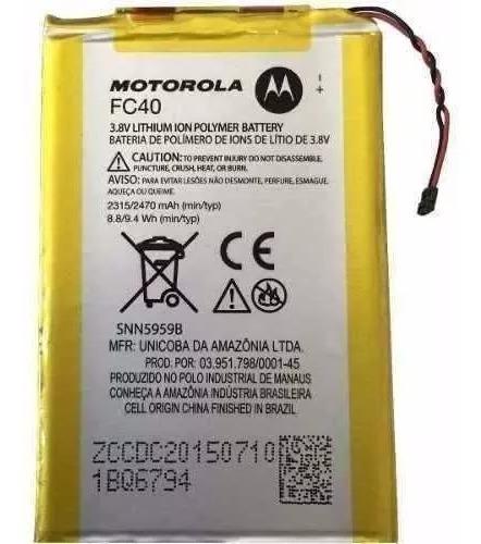 Bateria Motorola Fc40 Original Xt1540 Xt1542 Moto G3 3ra Gen