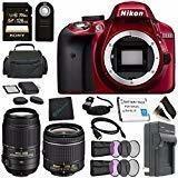 Camara Nikon D3300 Dslr Af-p 18-55mm Vr Lente Red 1533 + N