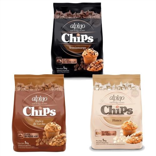 Chips De Chocolate Alpino Lodiser X1kg - Oferta Sweet Market