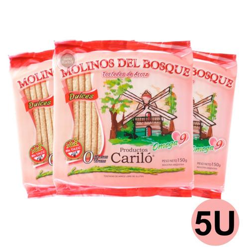 Galletas De Arroz Molinos Del Bosque X 5u - Sweet Market