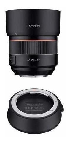 Lente Rokinon 85mm F 1.4 Auto Focus Canon Dslr Camara Stat