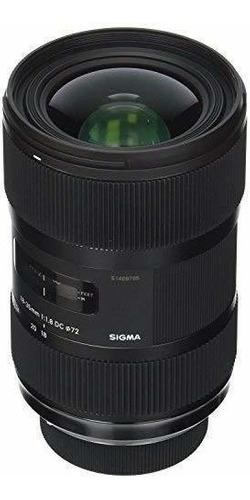 Lente Sigma 210306 18-35mm F1.8 Dc Hsm Nikon Aps-c Dslrs B