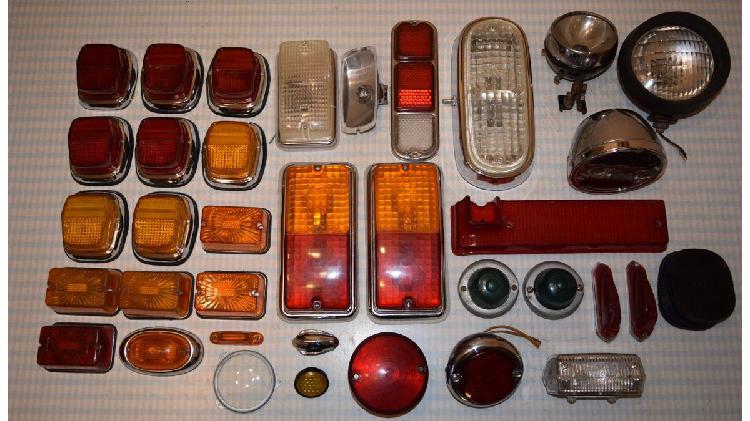 Lote faros antiguos autos, hot rots, cafe racer, trailers,