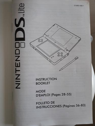 Manual De Nintendo Ds Lite