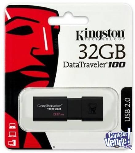 Pendrive 32gb Kingston Dt100 Usb 3.0 NUEVOS! CENTRO!