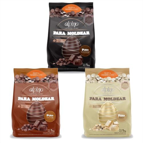 Pins De Chocolate Moldeable Alpino Lodiser 1kg Sweet Market