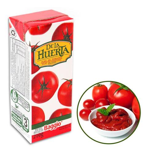 Pure Tomate De La Huerta 210g Baggio Frescos Caja X18 Pack