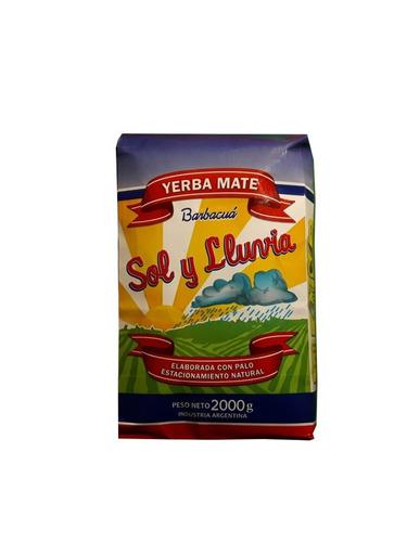 Yerba Mate Sol Y Lluvia 10kg (En 5 Paquetes De 2kg) Oferta!