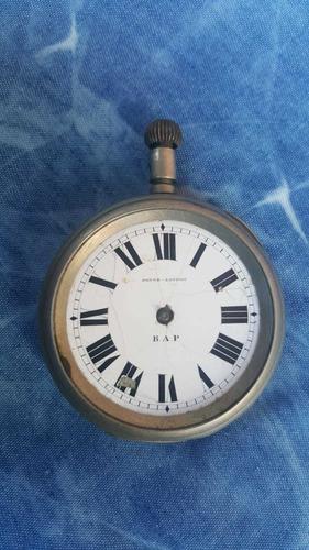 Antiguo Reloj Bolsillo Bap Ferrocarril Donne London 2 Tapas