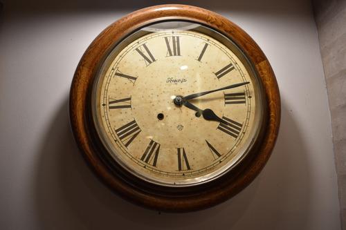 Reloj Antiguo Ansonia Tipo Ferrocarril Impecable