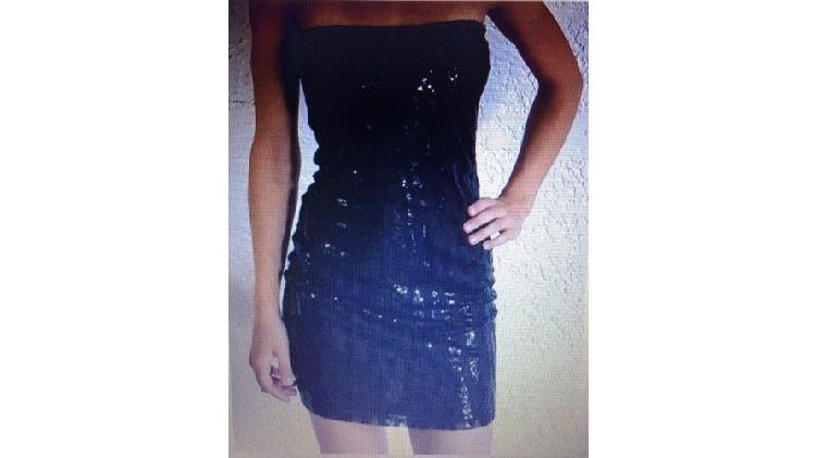 Vestido de fiesta negro - Corto - Brillo Lentejuelas -