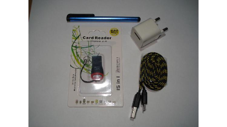 kit de accesorios para celulares y tablet (x4)