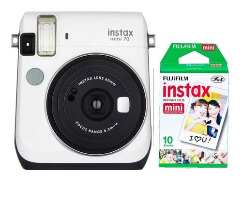 Cámara Fujifilm Instax Mini 70 Blanca 10 Fotos Cuotas