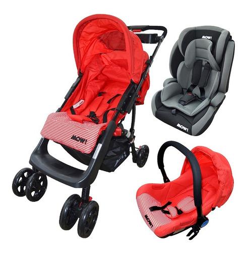 Cochecito Paseo Huevito Rebatible + Butaca Auto Isofix 36k