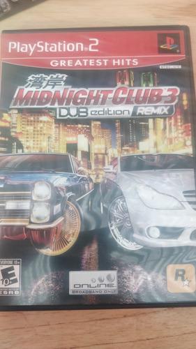 Juego Playstation 2 Midnight Club 3 Dub Edición Remix