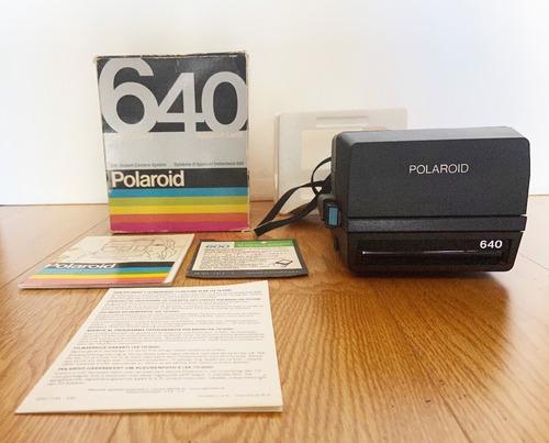 Polaroid 640 Cámara De Fotos Vintage