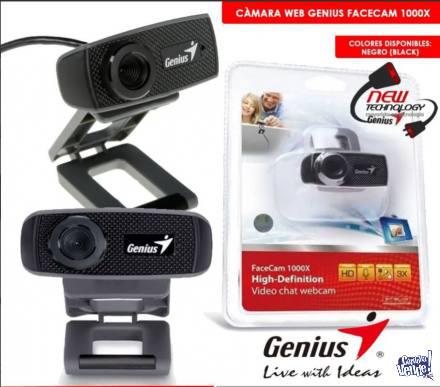 CAMARA WEB GENIUS CON MICROFONO FACECAM 1000X HD 720