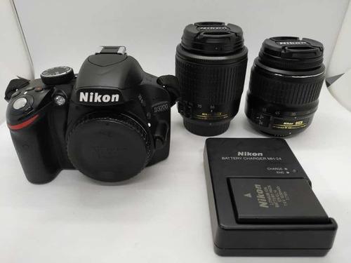 Nikon D3200 Doble Lente 18-55/55-200 4.300 Disparos Gara
