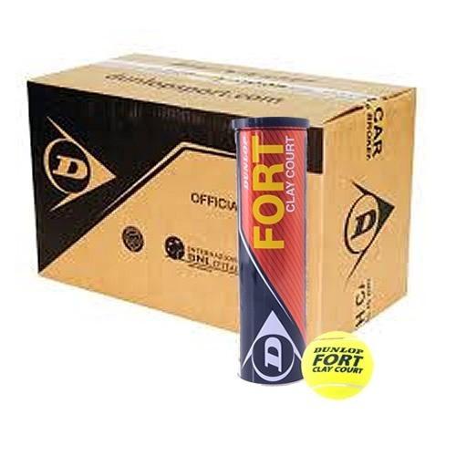 Tubo Dunlop Fort Clay Court X Caja 18 Tubos