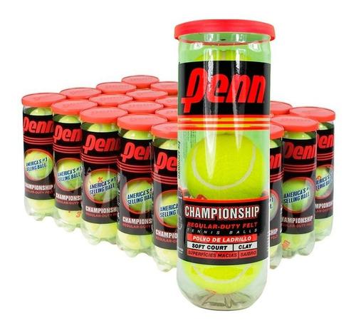 Tubo Pelotas Tenis Penn Championship Sello Rojo Pack X 2