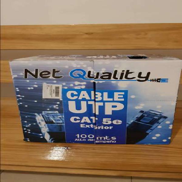 Cable UTP NetQuality CAT 5e 100 mts