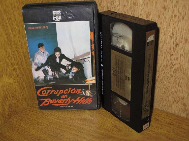 Corrupción en Beverly Hills (Less Than Zero) - VHS 1987 -