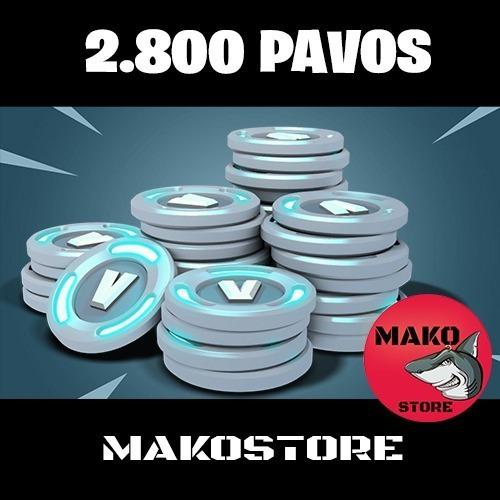 Fortnite 2800 Pavos (pc/xbox/ps4) Stock Siempre