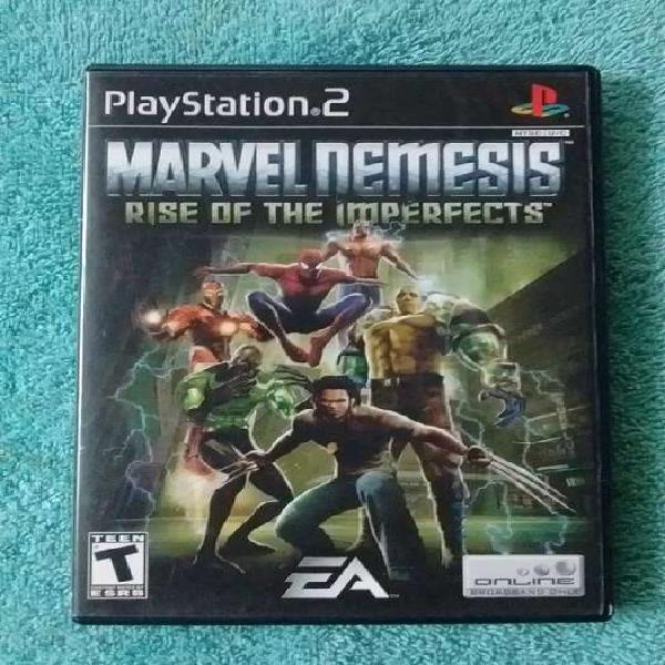 JUEGOS PS2 MARVEL NEMESIS RISE OF THE IMPERFECTS ORIGINAL