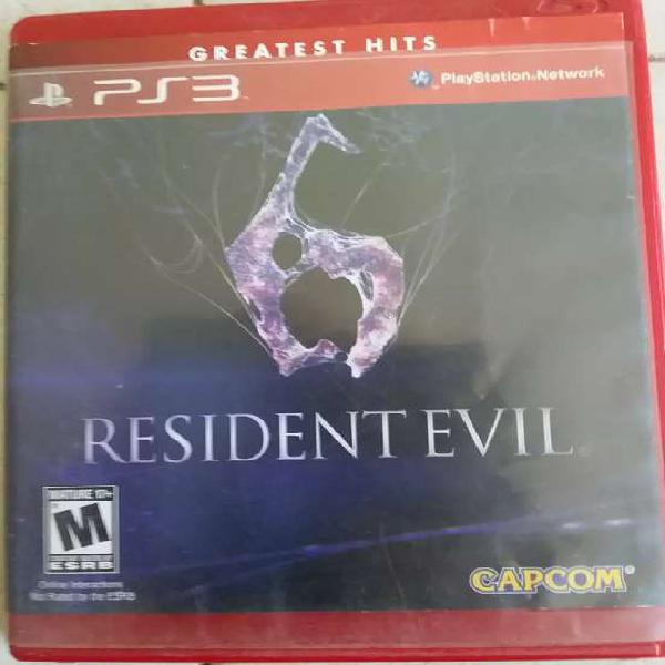 Juego Físico Original Resident Evil.6 SIX Ps3 Play 3 ENVIOS