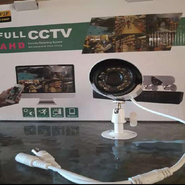 Kit de seguridad cctv listo para instalar 4 cámaras