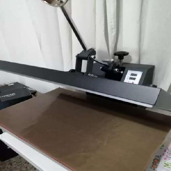 Maquina de sublimación 40x60 + impresora epson 3150