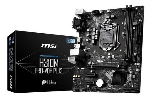 Mother Msi H310m Pro Lga 1151 Intel 8va Ddr4 Hdmi Usb 3.1